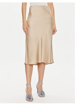 ViCOLO Spódnica midi TB0340 Beżowy Regular Fit ze sklepu MODIVO w kategorii Spódnice - zdjęcie 182722504