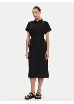 Tommy Hilfiger Sukienka koszulowa Ess WW0WW44653 Czarny Regular Fit ze sklepu MODIVO w kategorii Sukienki - zdjęcie 182722561
