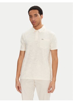 Guess Polo M5GP08 KCSJ0 Écru Regular Fit ze sklepu MODIVO w kategorii T-shirty męskie - zdjęcie 182722581