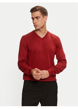 Boss Sweter Baram-L 50476363 Czerwony Regular Fit ze sklepu MODIVO w kategorii Swetry męskie - zdjęcie 182722630