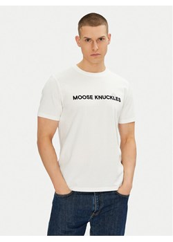Moose Knuckles T-Shirt Conway M15MT760 Écru Regular Fit ze sklepu MODIVO w kategorii T-shirty męskie - zdjęcie 182722732