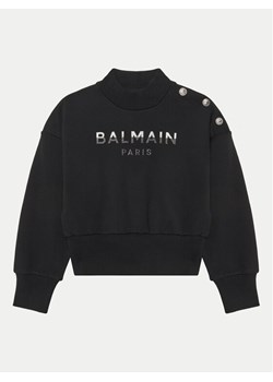 Balmain Bluza BV4A90-Z0081 Czarny Regular Fit ze sklepu MODIVO w kategorii Bluzy dziewczęce - zdjęcie 182722740
