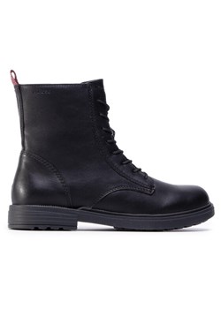 Geox Kozaki J Eclair G. D J049QD 000BC C9999 D Czarny ze sklepu MODIVO w kategorii Buty zimowe dziecięce - zdjęcie 182722753