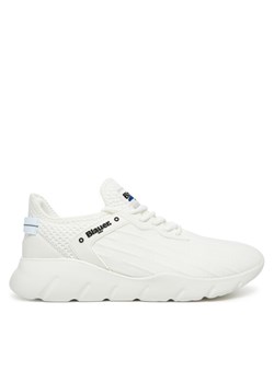 Blauer Sneakersy S5HULETT01 Biały ze sklepu MODIVO w kategorii Buty sportowe męskie - zdjęcie 182722790