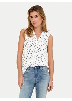 ONLY Bluzka Jette 15348709 Biały Regular Fit ze sklepu MODIVO w kategorii Bluzki damskie - zdjęcie 182722801
