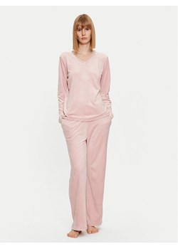 Selmark Piżama Polar Soft P6273 Różowy Regular Fit ze sklepu MODIVO w kategorii Piżamy damskie - zdjęcie 182722812