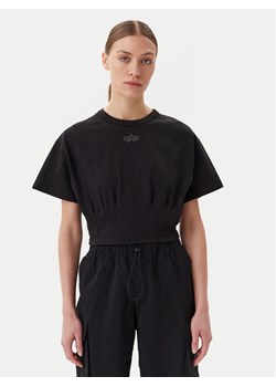 Alpha Industries T-Shirt Waisted 148070 Czarny Regular Fit ze sklepu MODIVO w kategorii Bluzki damskie - zdjęcie 182722832