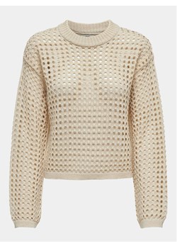 JDY Sweter Ronda 15317229 Beżowy Regular Fit ze sklepu MODIVO w kategorii Swetry damskie - zdjęcie 182722951