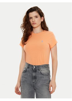 Polo Ralph Lauren T-Shirt 211898698029 Pomarańczowy Regular Fit ze sklepu MODIVO w kategorii Bluzki damskie - zdjęcie 182722994