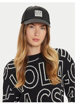 EA7 Emporio Armani Czapka z daszkiem 280044 4F100 00020 Czarny ze sklepu MODIVO w kategorii Czapki z daszkiem damskie - zdjęcie 182723094