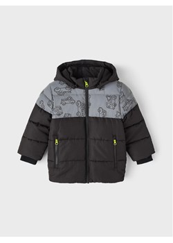 NAME IT Kurtka zimowa 13218521 Czarny Regular Fit ze sklepu MODIVO w kategorii Kurtki chłopięce - zdjęcie 182723293
