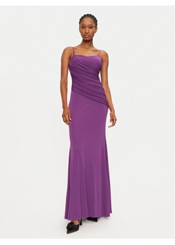Rinascimento Sukienka koktajlowa 1000770039414 Fioletowy Slim Fit ze sklepu MODIVO w kategorii Sukienki - zdjęcie 182723384