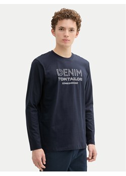 Tom Tailor Denim Longsleeve 1043484 Granatowy Regular Fit ze sklepu MODIVO w kategorii T-shirty męskie - zdjęcie 182723454
