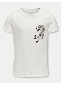 Kids ONLY T-Shirt 15331159 Biały Regular Fit ze sklepu MODIVO w kategorii T-shirty chłopięce - zdjęcie 182723504