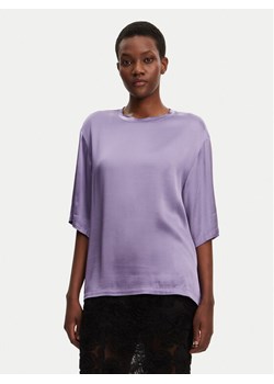 ViCOLO Bluzka TD0013 Fioletowy Relaxed Fit ze sklepu MODIVO w kategorii Bluzki damskie - zdjęcie 182723542