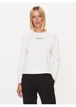 United Colors Of Benetton Koszulka piżamowa 30963M04S Biały Regular Fit ze sklepu MODIVO w kategorii Piżamy damskie - zdjęcie 182723631