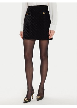 TWINSET Spódnica mini 242TT2141 Czarny Regular Fit ze sklepu MODIVO w kategorii Spódnice - zdjęcie 182723733