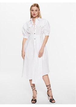 Pinko Sukienka koszulowa 100886 Y6VW Biały Regular Fit ze sklepu MODIVO w kategorii Sukienki - zdjęcie 182723751
