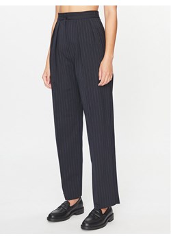 Marella Spodnie materiałowe Maya 2331361038200 Granatowy Regular Fit ze sklepu MODIVO w kategorii Spodnie damskie - zdjęcie 182723764