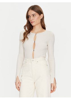 Guess Sweter W5RR17 Z34O0 Biały Regular Fit ze sklepu MODIVO w kategorii Swetry damskie - zdjęcie 182723770