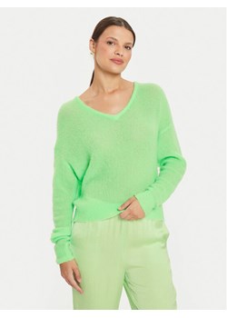 American Vintage Sweter Zakday ZAK18BE24 Zielony Regular Fit ze sklepu MODIVO w kategorii Swetry damskie - zdjęcie 182724044