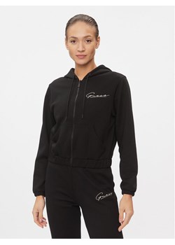 Guess Bluza Allycia V4RQ02 KC3D2 Czarny Regular Fit ze sklepu MODIVO w kategorii Bluzy damskie - zdjęcie 182724070