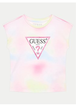 Guess T-Shirt K4YI09 K6YW3 Kolorowy Boxy Fit ze sklepu MODIVO w kategorii Bluzki dziewczęce - zdjęcie 182724114