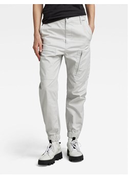 G-Star Raw Spodnie materiałowe D22884-D387-D607 Écru Boyfriend Fit ze sklepu MODIVO w kategorii Spodnie damskie - zdjęcie 182724121