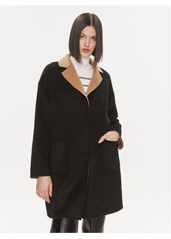 Liu Jo Płaszcz wełniany MF3241 T3505 Kolorowy Relaxed Fit - id: 0000303245078 - marki Liu Jo - 182724190 Liu Jo Płaszcz wełniany MF3241 T3505 Kolorowy Relaxed Fit ze sklepu MODIVO w kategorii Płaszcze damskie - zdjęcie 182724190