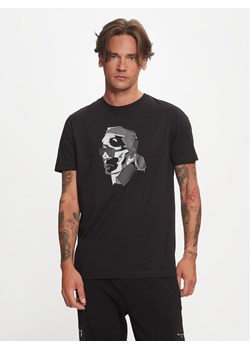 KARL LAGERFELD T-Shirt 755060 544242 Czarny Regular Fit ze sklepu MODIVO w kategorii T-shirty męskie - zdjęcie 182724231