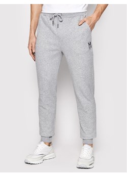 KARL LAGERFELD Spodnie dresowe 705893 500900 Szary Regular Fit ze sklepu MODIVO w kategorii Spodnie męskie - zdjęcie 182724293
