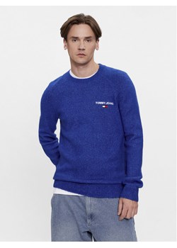 Tommy Jeans Sweter DM0DM17756 Niebieski Regular Fit ze sklepu MODIVO w kategorii Swetry męskie - zdjęcie 182724342