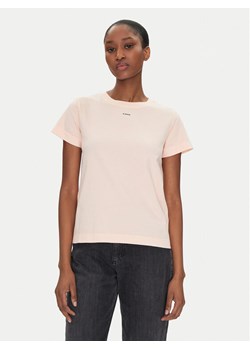PINKO T-Shirt 100373 A228 Różowy Regular Fit ze sklepu MODIVO w kategorii Bluzki damskie - zdjęcie 182724370