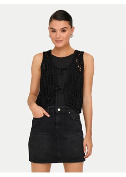 ONLY Top Lizzy 15343882 Czarny Regular Fit ze sklepu MODIVO w kategorii Bluzki damskie - zdjęcie 182724454