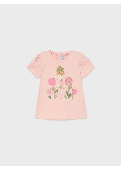 Mayoral T-Shirt 1005 Różowy Regular Fit ze sklepu MODIVO w kategorii Koszulki niemowlęce - zdjęcie 182724460
