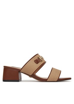 Nine West Klapki 2560-01 Beżowy ze sklepu MODIVO w kategorii Klapki damskie - zdjęcie 182724622