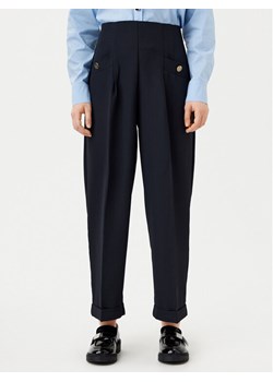 Motivi Kuloty P046Q003475N Granatowy Relaxed Fit ze sklepu MODIVO w kategorii Spodnie damskie - zdjęcie 182724650