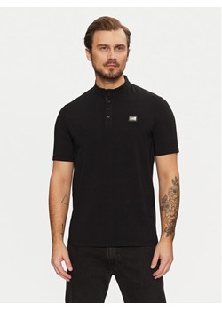 KARL LAGERFELD Polo 745089 551221 Czarny Regular Fit ze sklepu MODIVO w kategorii T-shirty męskie - zdjęcie 182724654