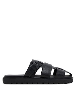 Calvin Klein Jeans Klapki Sq Molded Sandal Fisherman YM0YM01220 Czarny ze sklepu MODIVO w kategorii Klapki męskie - zdjęcie 182724683