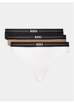 Boss Komplet 3 par fig klasycznych 50510016 Kolorowy ze sklepu MODIVO w kategorii Majtki damskie - zdjęcie 182724883