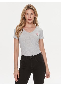Guess T-Shirt W2YI45 J1314 Szary Slim Fit ze sklepu MODIVO w kategorii Bluzki damskie - zdjęcie 182725003