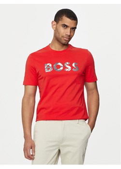 Boss T-Shirt Thompson 15 50513382 Czerwony Regular Fit ze sklepu MODIVO w kategorii T-shirty męskie - zdjęcie 182725051