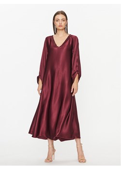 Dixie Sukienka koktajlowa A782Z037 Bordowy Relaxed Fit ze sklepu MODIVO w kategorii Sukienki - zdjęcie 182725354