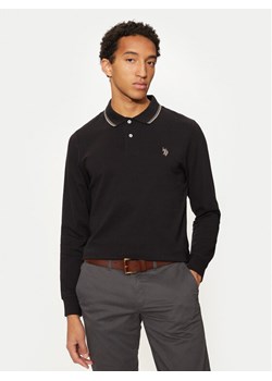 U.S. Polo Assn. Polo MUP2255 Czarny Regular Fit ze sklepu MODIVO w kategorii T-shirty męskie - zdjęcie 182725402
