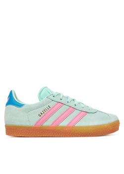 adidas Sneakersy Gazelle JP7130 Zielony ze sklepu MODIVO w kategorii Buty sportowe dziecięce - zdjęcie 182725464