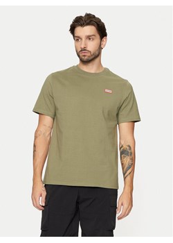 Hunter T-Shirt Alvin HARM0039242 Khaki Regular Fit ze sklepu MODIVO w kategorii T-shirty męskie - zdjęcie 182725510
