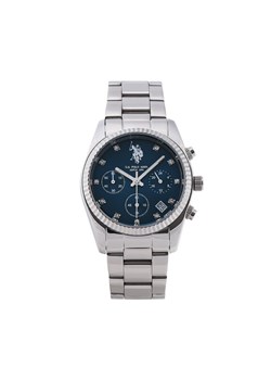 U.S. Polo Assn. Zegarek Amelie USP8320BL Srebrny ze sklepu MODIVO w kategorii Zegarki - zdjęcie 182725800