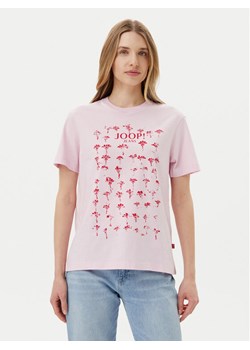 JOOP! Jeans T-Shirt 30046272 Różowy Regular Fit ze sklepu MODIVO w kategorii Bluzki damskie - zdjęcie 182725964
