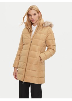 Tommy Hilfiger Kurtka puchowa Heritage WW0WW43234 Beżowy Regular Fit ze sklepu MODIVO w kategorii Kurtki damskie - zdjęcie 182725983