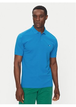 Hechter Paris Polo Pique H-Eco 74004 151902 Niebieski Regular Fit ze sklepu MODIVO w kategorii T-shirty męskie - zdjęcie 182726021